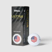 BALLES DE GOLF DRAPEAU AMERICA PRIME (Emballage)