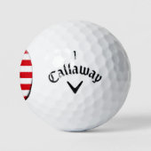 Balles De Golf Drapeau américain patriotique Monogramme (Logo)
