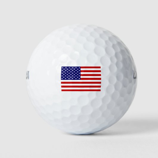 Balles De Golf Drapeau américain wu gbcnt (Devant)