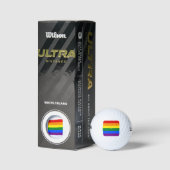 Balles De Golf Drapeau arc-en-ciel (Emballage)