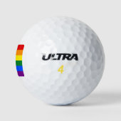Balles De Golf Drapeau arc-en-ciel (Logo)