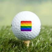 Balles De Golf Drapeau arc-en-ciel (T-shirt Insitu)