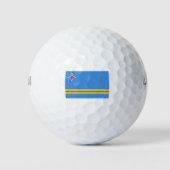 Balles De Golf Drapeau Aruba (Devant)