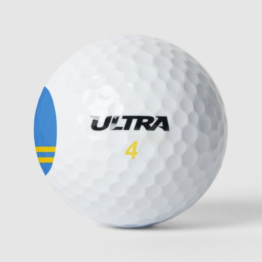 Balles De Golf Drapeau Aruba Boules de golf (Logo)