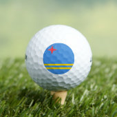 Balles De Golf Drapeau Aruba Boules de golf (T-shirt Insitu)