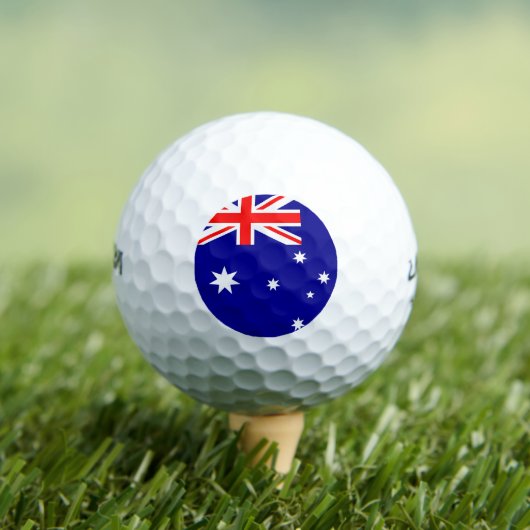 Balles De Golf Drapeau Australie (T-shirt Insitu)