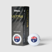 Balles De Golf Drapeau australien (Emballage)