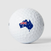 Balles De Golf Drapeau australien (Devant)