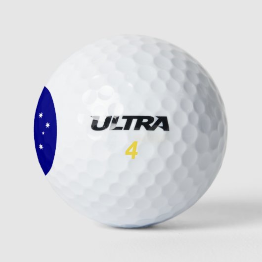 Balles De Golf Drapeau australien (Logo)