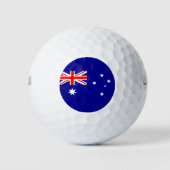 Balles De Golf Drapeau australien (Devant)