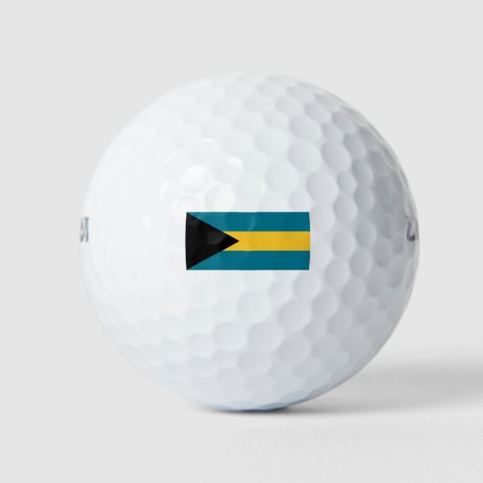 Balles De Golf Drapeau Bahamas (Devant)