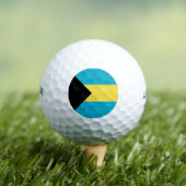 Balles De Golf Drapeau bahaméen (T-shirt Insitu)