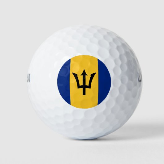 Balles De Golf Drapeau Barbade (Devant)