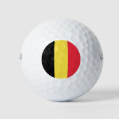 Balles De Golf Drapeau Belgique (Devant)