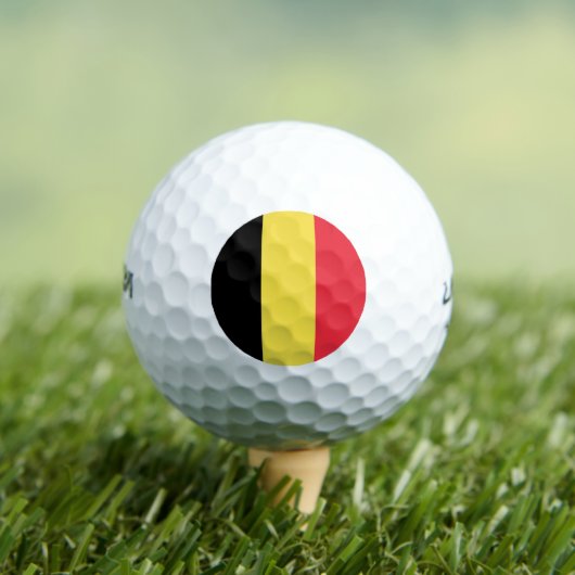 Balles De Golf Drapeau Belgique (T-shirt Insitu)