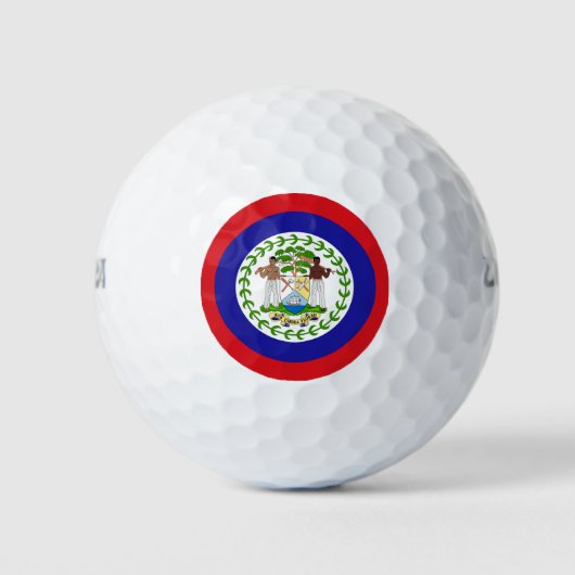 Balles De Golf Drapeau bélizien (Devant)