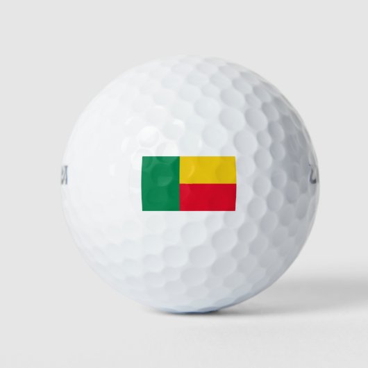Balles De Golf Drapeau Bénin (Devant)