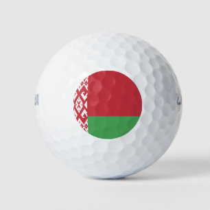 Balles De Golf Drapeau Biélorusse Patriotique