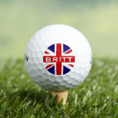 Balles De Golf Drapeau British Union Jack personnalisé Srixon dou (T-shirt Insitu)