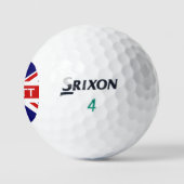 Balles De Golf Drapeau British Union Jack personnalisé Srixon dou (Logo)