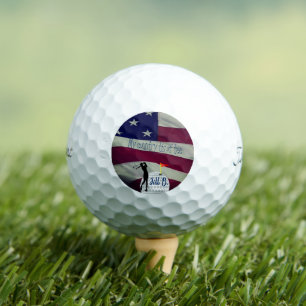 Balles De Golf Drapeau cadeau de Golfer personnalisable Patriotiq