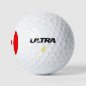 Balles de Golf Drapeau Canada | Conception Feuille (Logo)