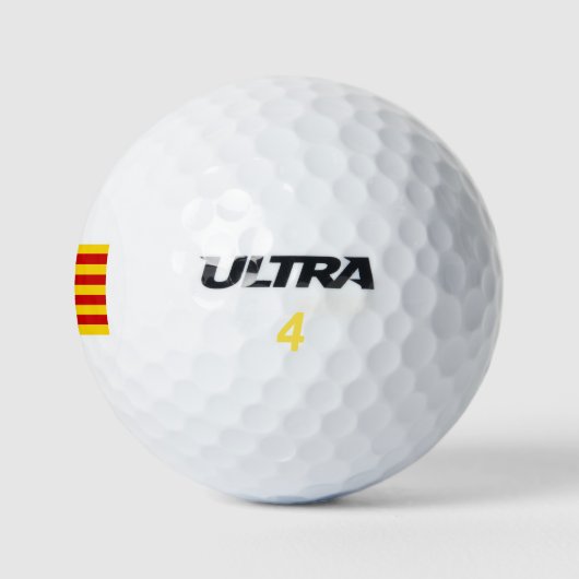 Balles De Golf drapeau catalan (Logo)