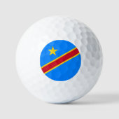Balles De Golf Drapeau Congolais, Drapeau de la RD Congo (Recto)
