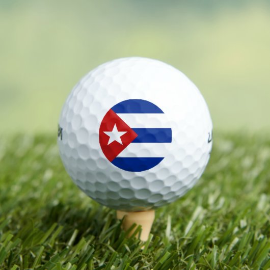 Balles De Golf Drapeau Cuba (T-shirt Insitu)