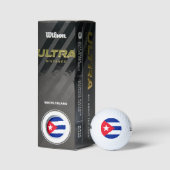 Balles De Golf Drapeau Cuba (Emballage)