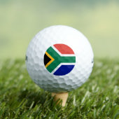 Balles De Golf Drapeau d'Afrique du Sud (T-shirt Insitu)