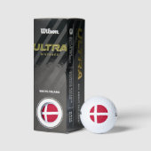 Balles De Golf Drapeau danois (Emballage)