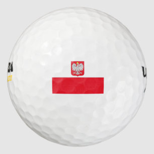 Balles De Golf Drapeau d'armoiries de Pologne
