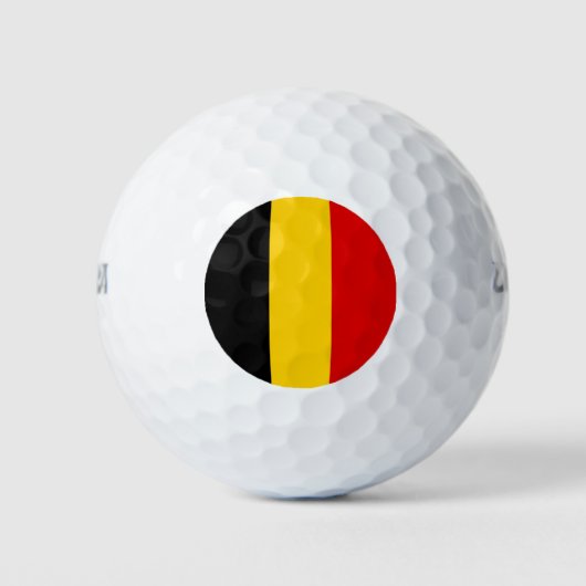 Balles De Golf Drapeau de Belgique (Devant)