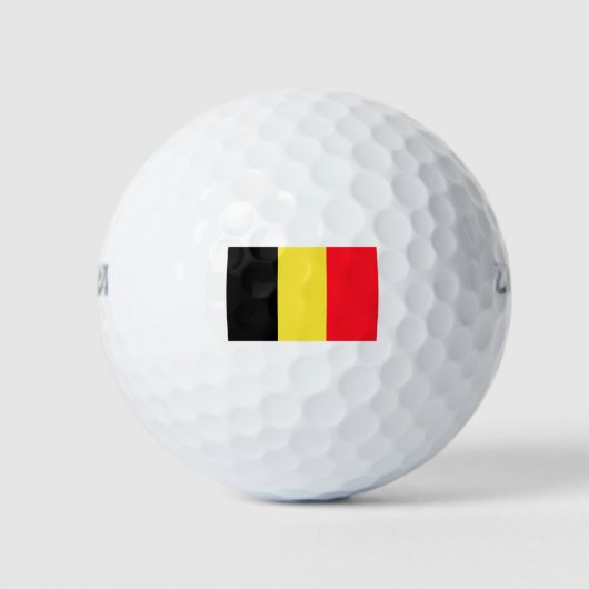Balles De Golf Drapeau de Belgique (Devant)