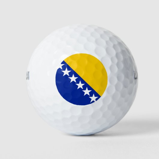 Balles De Golf Drapeau de Bosnie-Herzégovine (Devant)