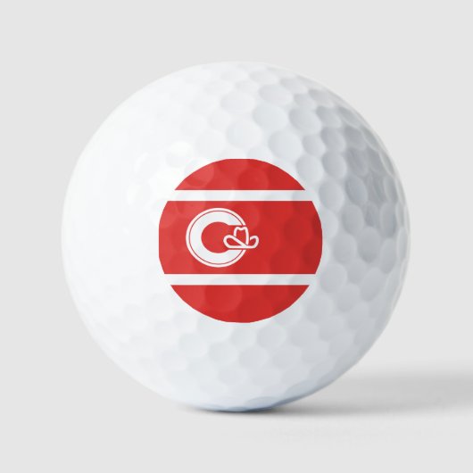 Balles De Golf Drapeau de Calgary (Alberta) (Recto)