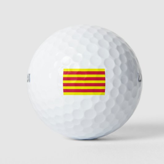 Balles De Golf Drapeau de Catalogne (Devant)