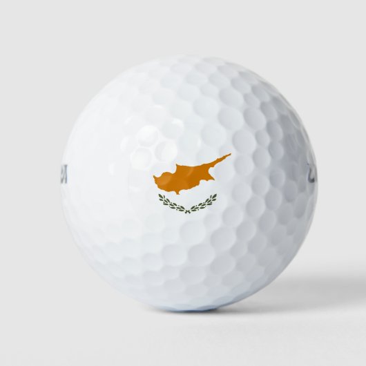 Balles De Golf Drapeau de Chypre (Devant)