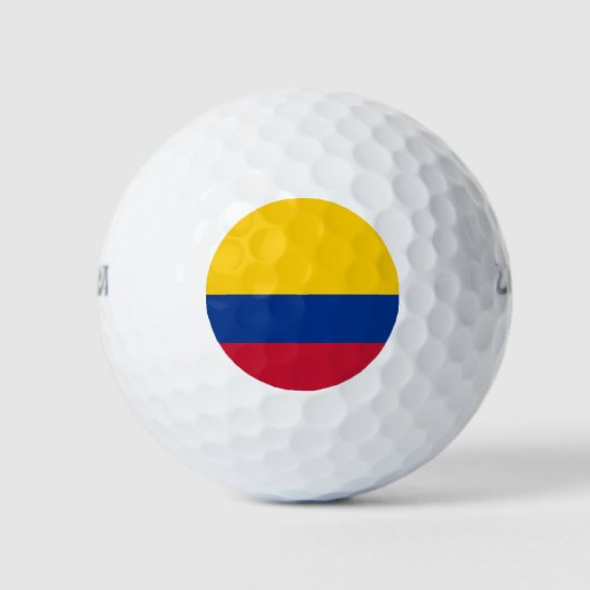 Balles De Golf Drapeau de Colombie (Devant)