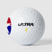 Balles De Golf Drapeau de Dallas, Texas Golf Balls (Logo)