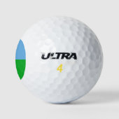 Balles De Golf Drapeau de Djibouti (Logo)