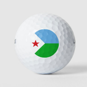 Balles De Golf Drapeau de Djibouti