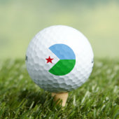 Balles De Golf Drapeau de Djibouti (T-shirt Insitu)