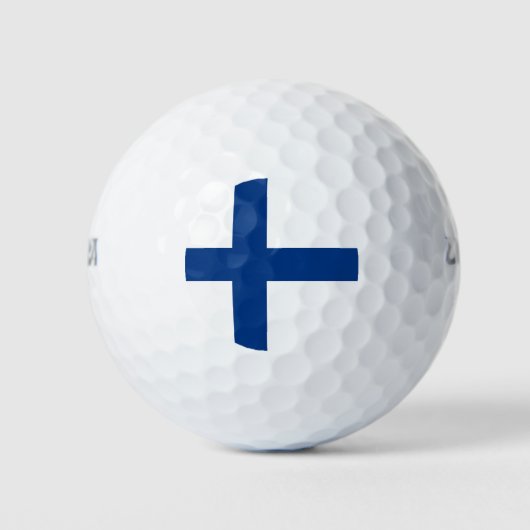 Balles De Golf Drapeau de Finlande (Devant)