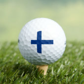 Balles De Golf Drapeau de Finlande (T-shirt Insitu)