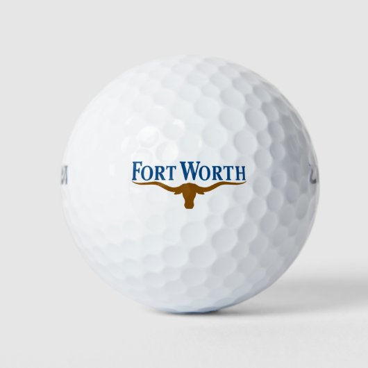 Balles De Golf Drapeau de Fort Worth (Texas) (Devant)