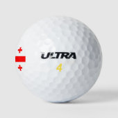 Balles De Golf Drapeau de Géorgie (Logo)
