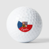 Balles De Golf Drapeau de golf Czechia & République tchèque / Bal (Recto)