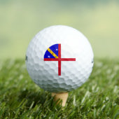 Balles De Golf Drapeau de Herm (T-shirt Insitu)